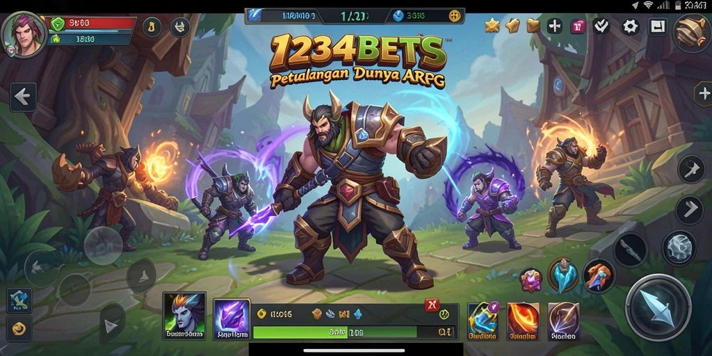 Gameplay seru dengan karakter dan pertarungan menarik di 1234BETS.