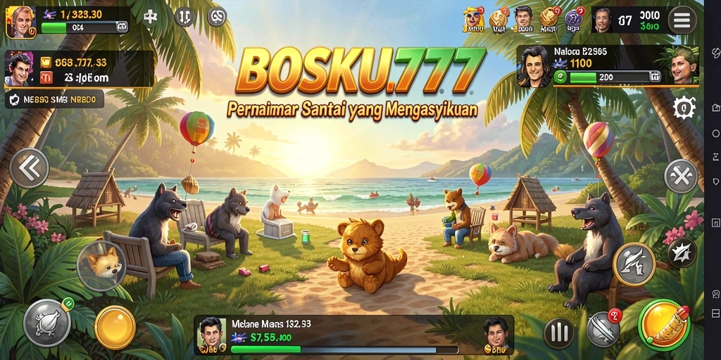 Tampilan gameplay <strong>BOSKU777</strong> yang mengasyikkan dan penuh warna.