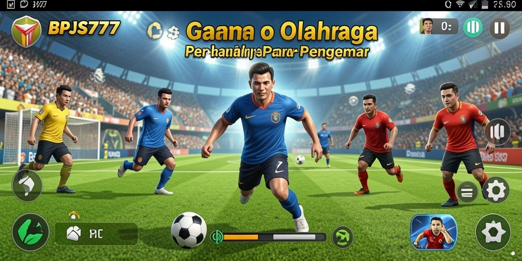 Tampilan gameplay BPJS777 yang menegangkan dan penuh aksi olahraga.