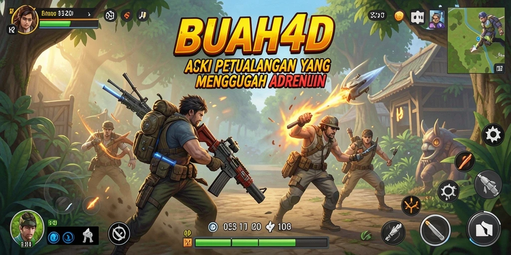 Tampilan gameplay BUAH4D yang penuh aksi dan mendebarkan.