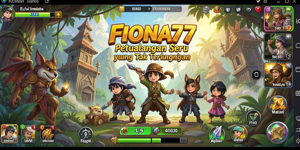 Tampilan gameplay seru di FIONA77 dengan petualangan mendebarkan.