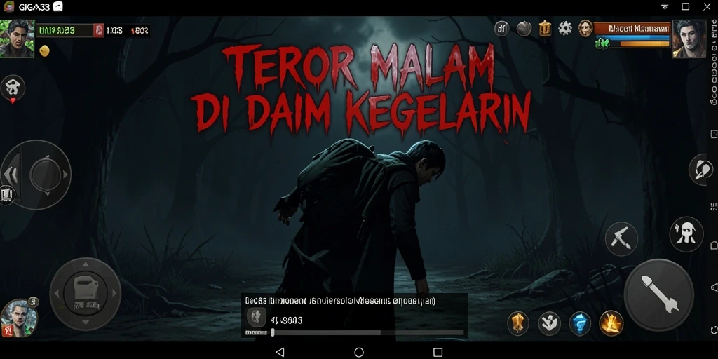 Gambar menampilkan gameplay GIGA33 yang mendebarkan dan suasana Horror yang kental.