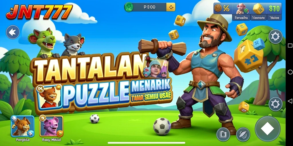 Screenshot gameplay JNT777 yang menunjukkan tantangan puzzle menarik.