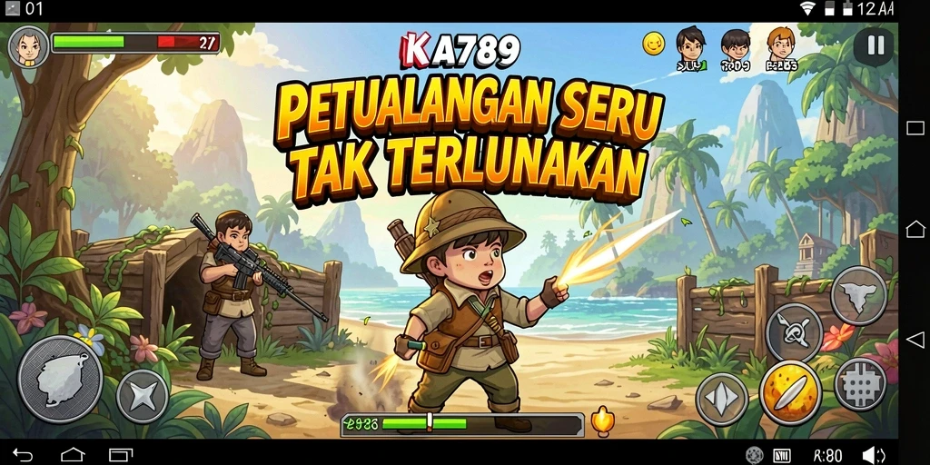 Tangkapan layar gameplay <strong>KA789</strong> dengan aksi petualangan yang mendebarkan.