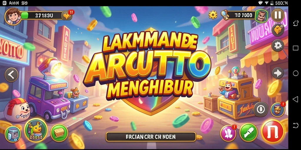 Tampilan gameplay seru dan menantang dari LAKUTOTO.