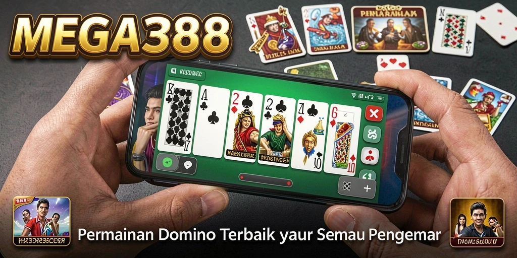 Tampilan gameplay seru dari game Domino MEGA388.