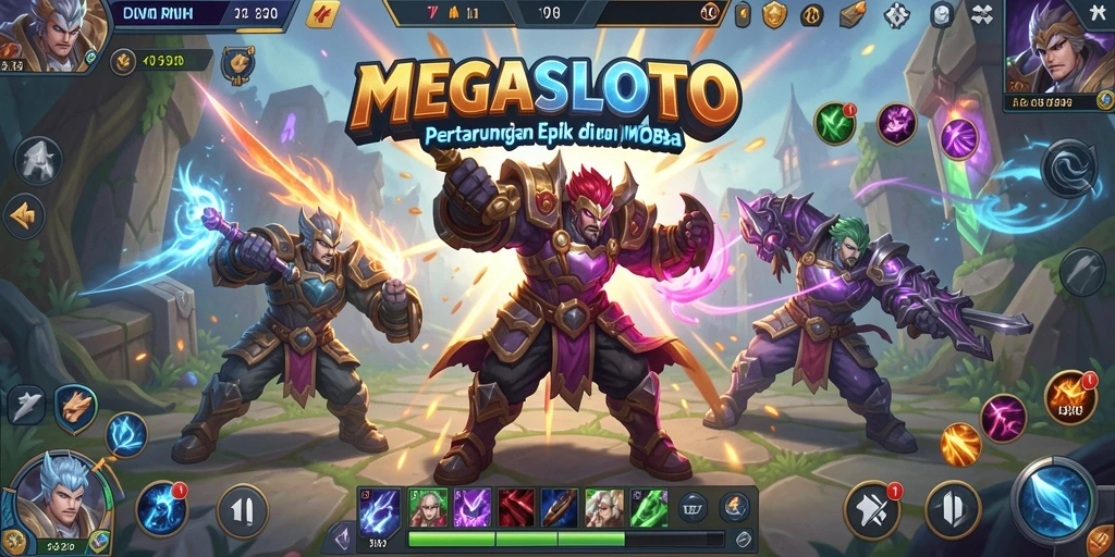 Tampilkan aksi seru di dunia MOBA MEGASLOTO.