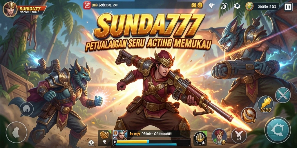 Tangkapan layar permainan SUNDA777 yang mendebarkan dalam pertempuran action.