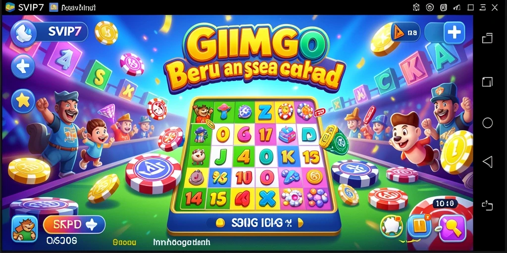 Tampilan gameplay seru saat memainkan Bingo di SVIP7.