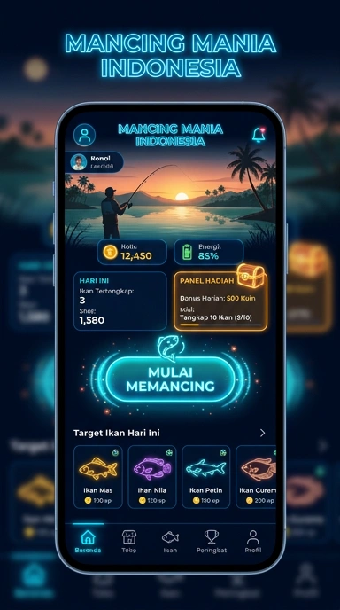 Tampilan aplikasi 'indaaa' di layar smartphone.